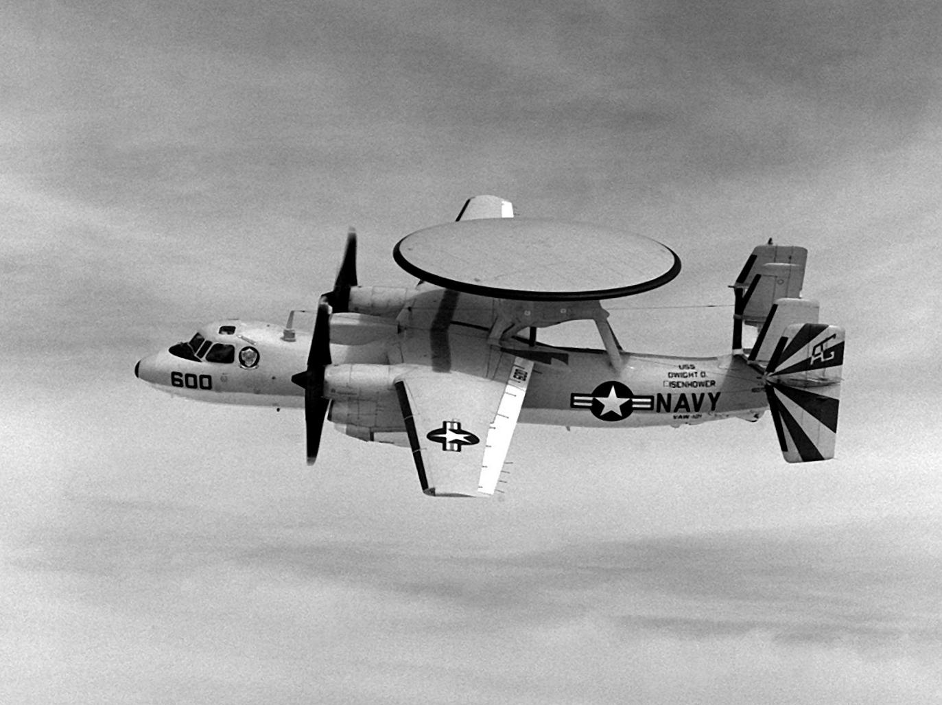 An E-2C Hawkeye, 80s.